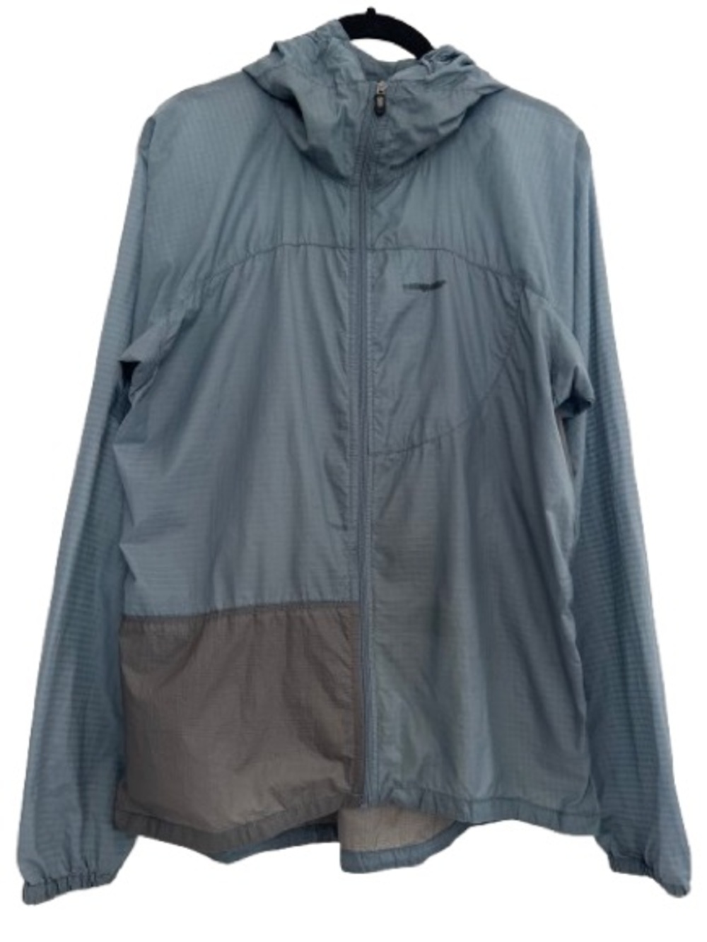 Patagonia Dragonfly Full-Zip Jacket Blue Grey Windbreaker Outdoor Hiking 24015